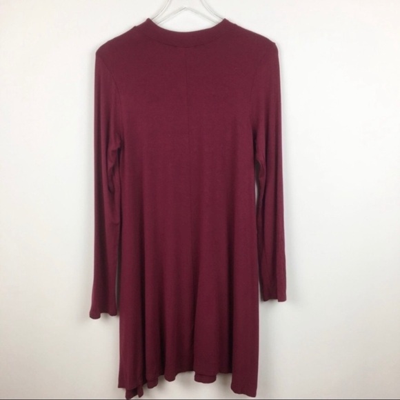 MODCLOTH Sweet Clair Long Sleeve Mock Neck Dress - Picture 3 of 4